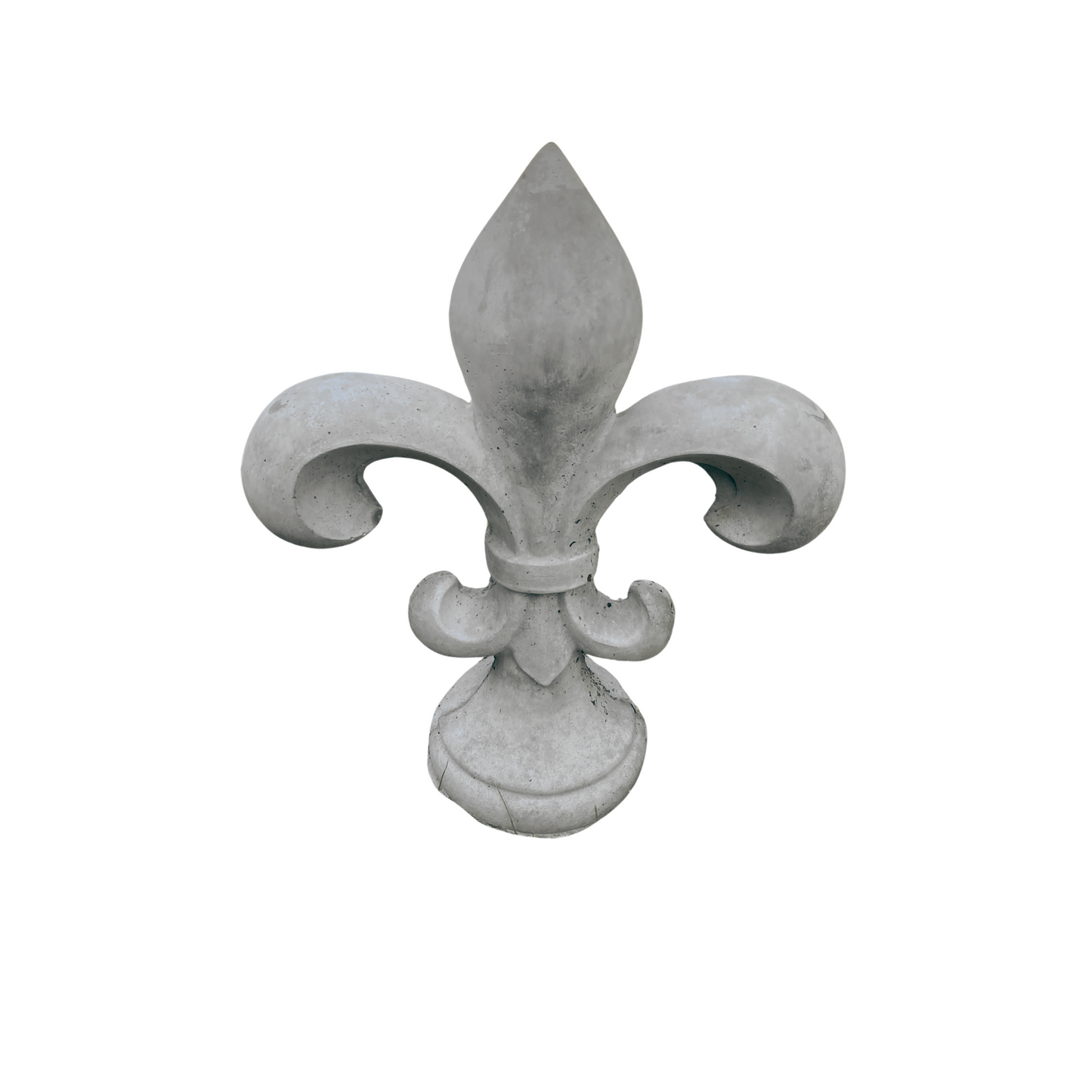 Concrete Fleur De Lis Statue 12"
