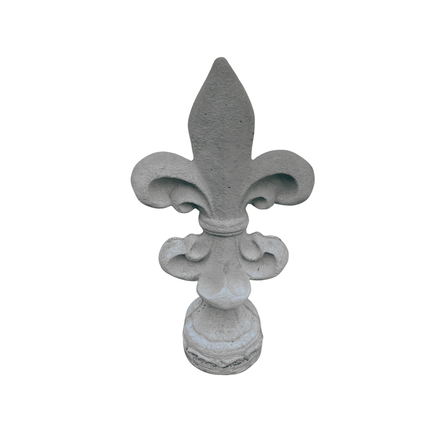 Concrete Fleur De Lis Statue 19"