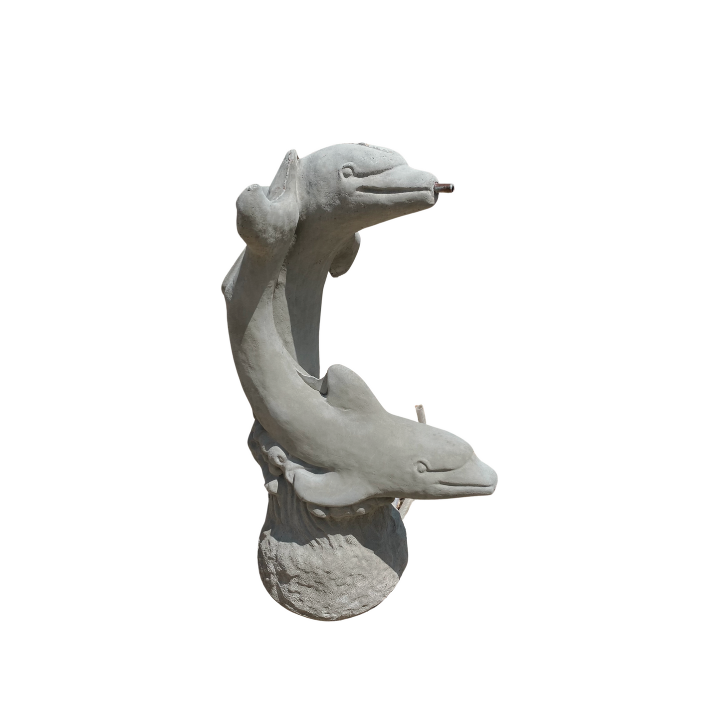 Concrete Double Dolphin Fountain