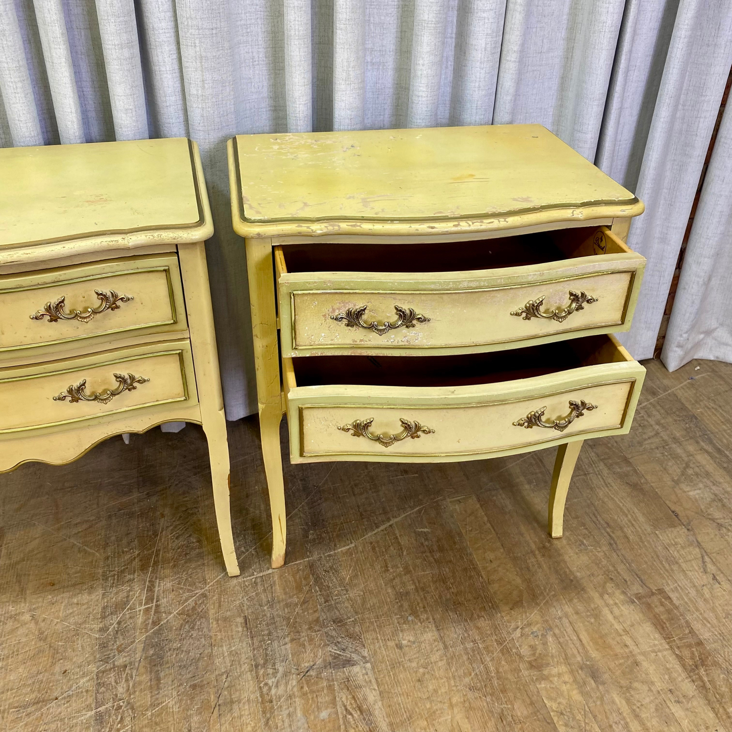 Pair of French Nightstands