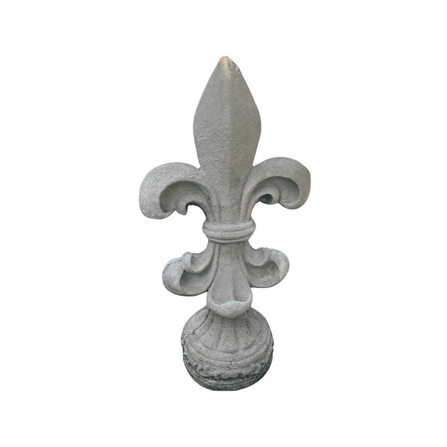 Concrete Fleur De Lis Statue 28"