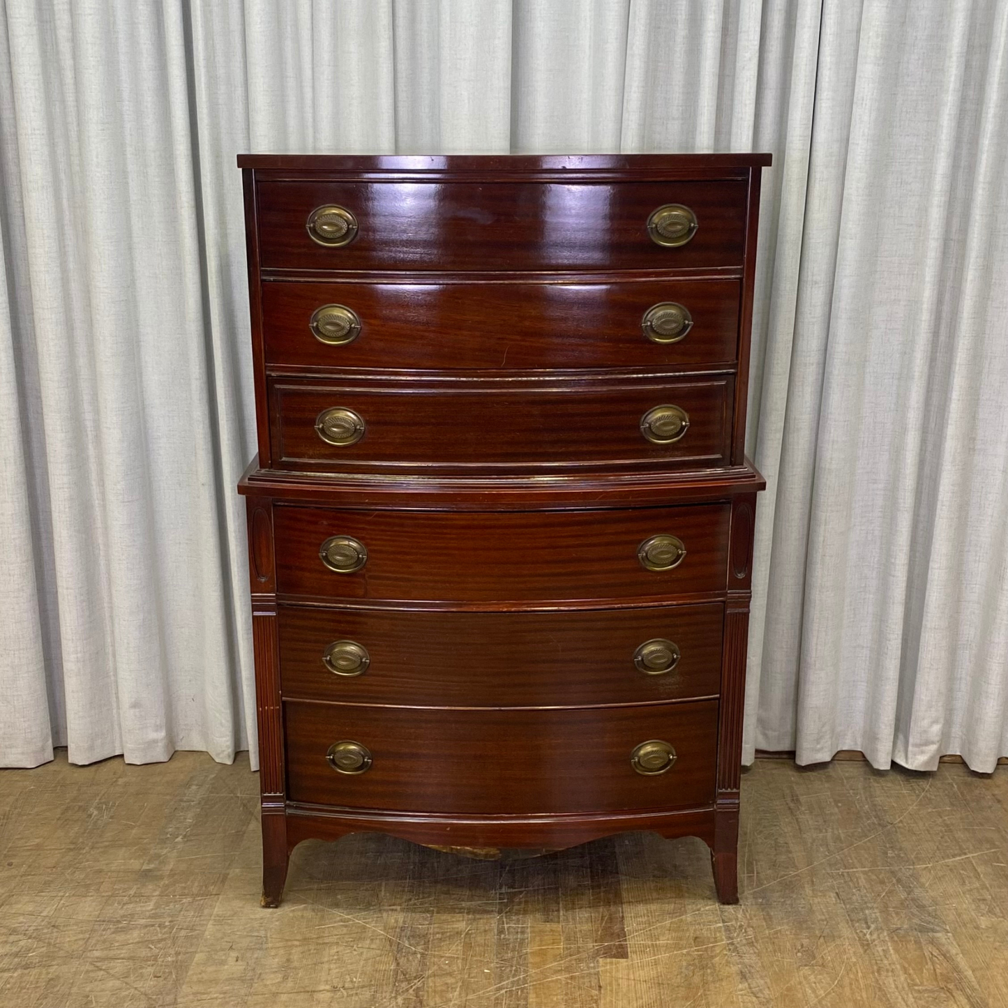 Hepplewhite Six Drawer Chest