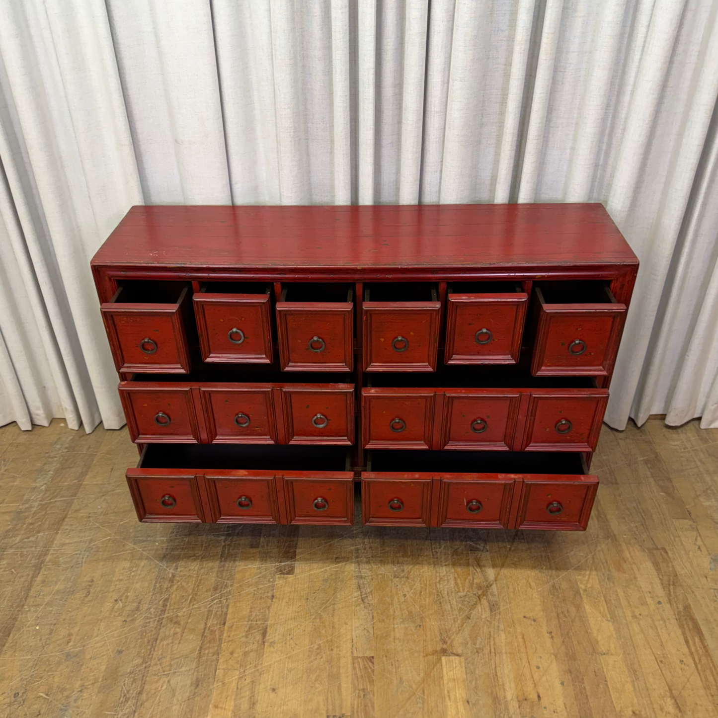 Modern Red Dresser