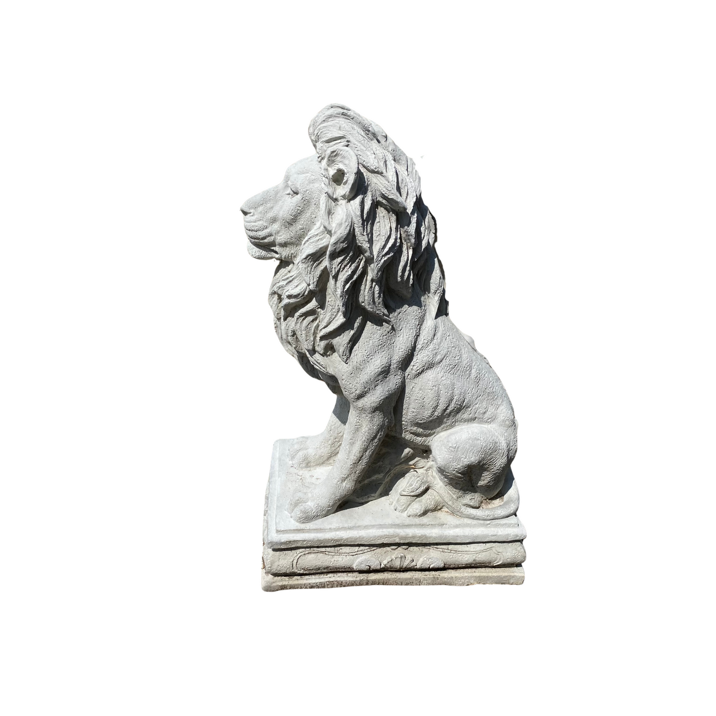 Concrete Lion Statue 29"