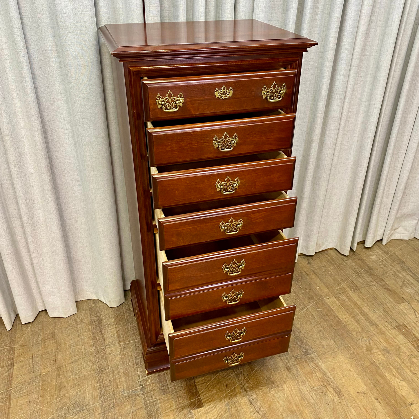 Cherry FInish Lingerie Chest