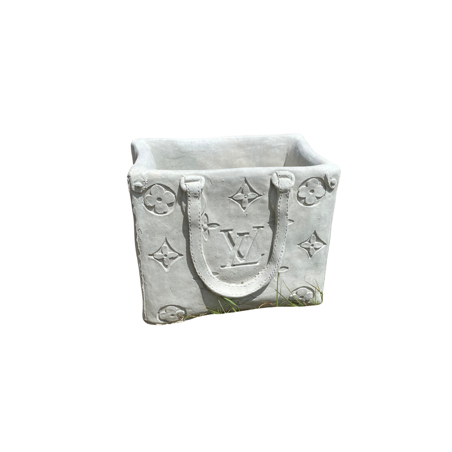 Concrete LV Purse Planter