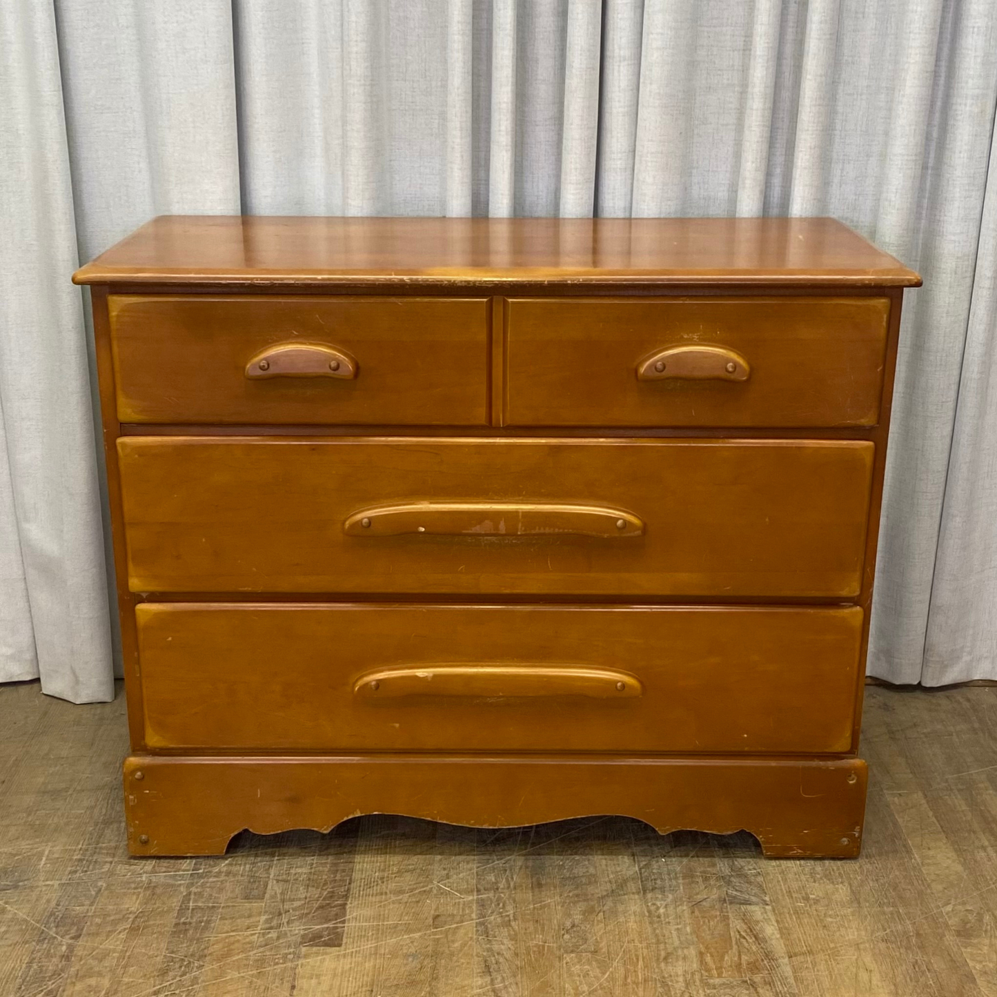 Maple Three Drawer Dresser