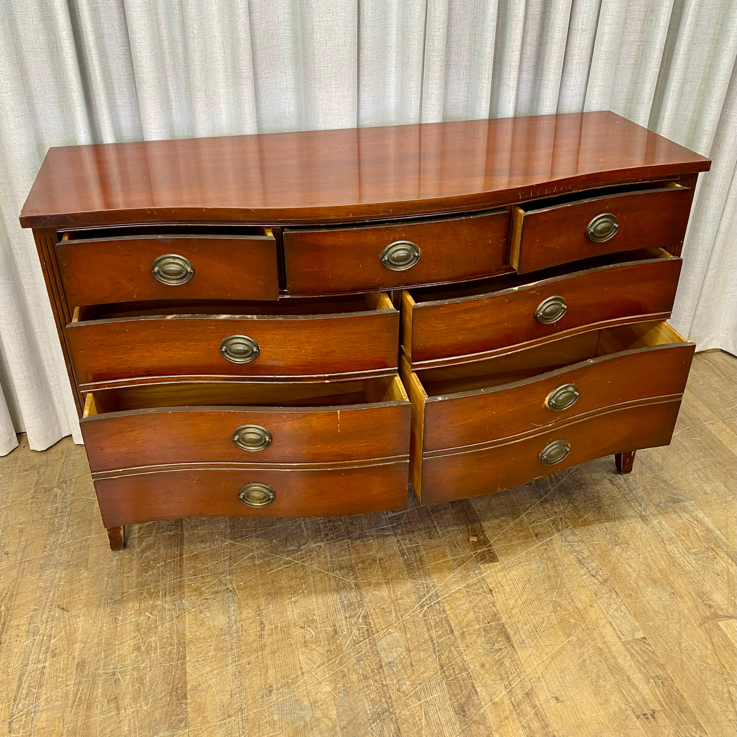 Seven Drawer Hepplewhite Dresser