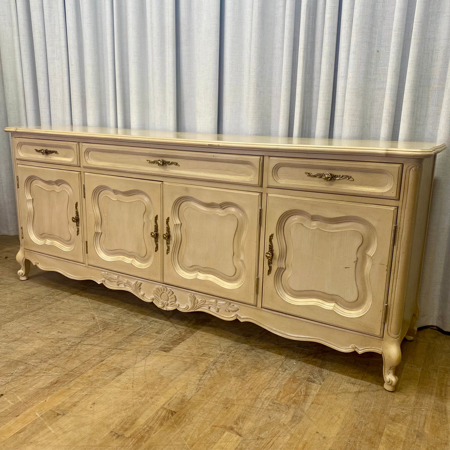 Large Four Door Three Drawer French Sideboard