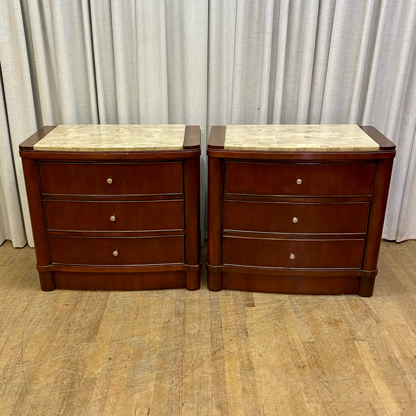 Unique Three Drawer Nightstands