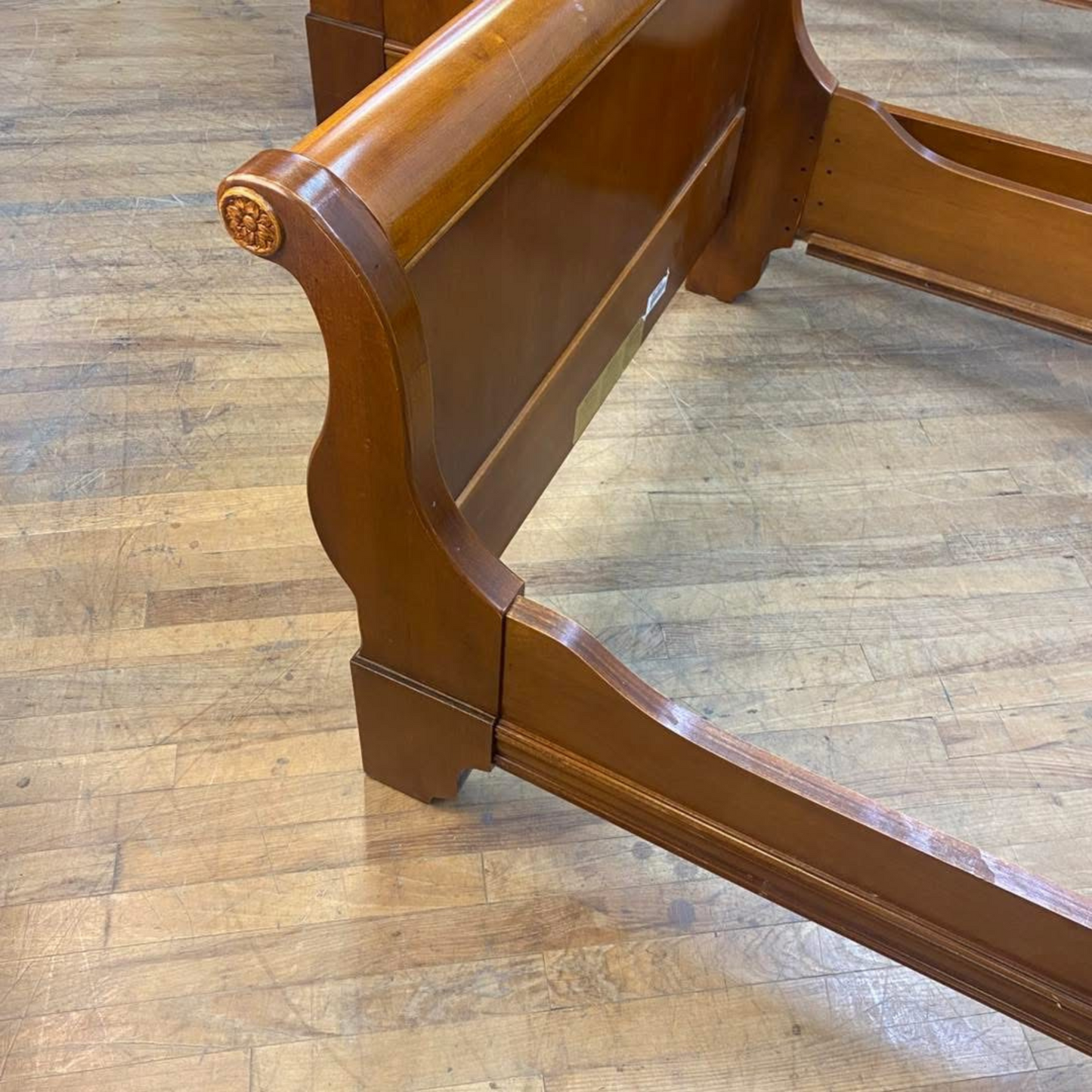 Nice Pair of Modern Twin Size Sleigh Beds