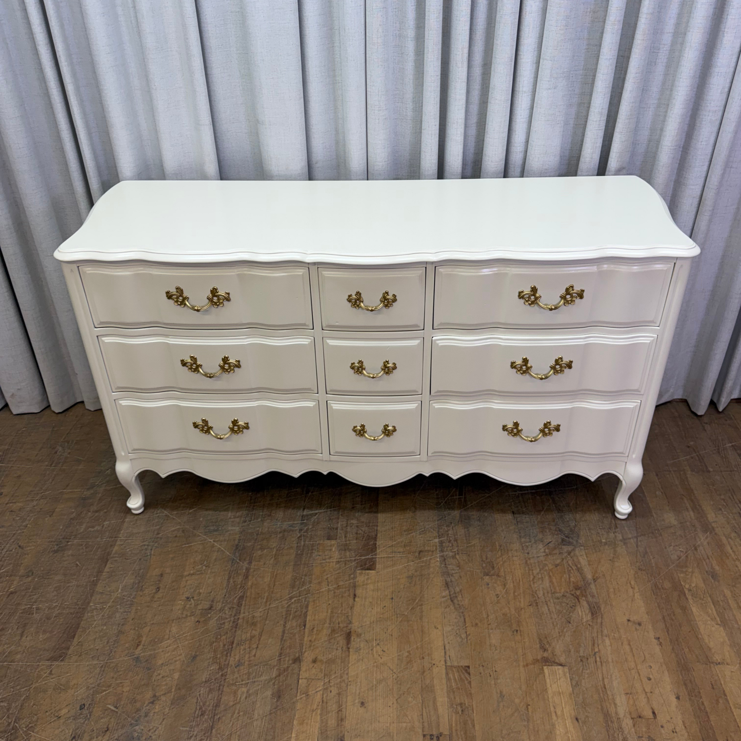 Nine Drawer French Provincial Dresser