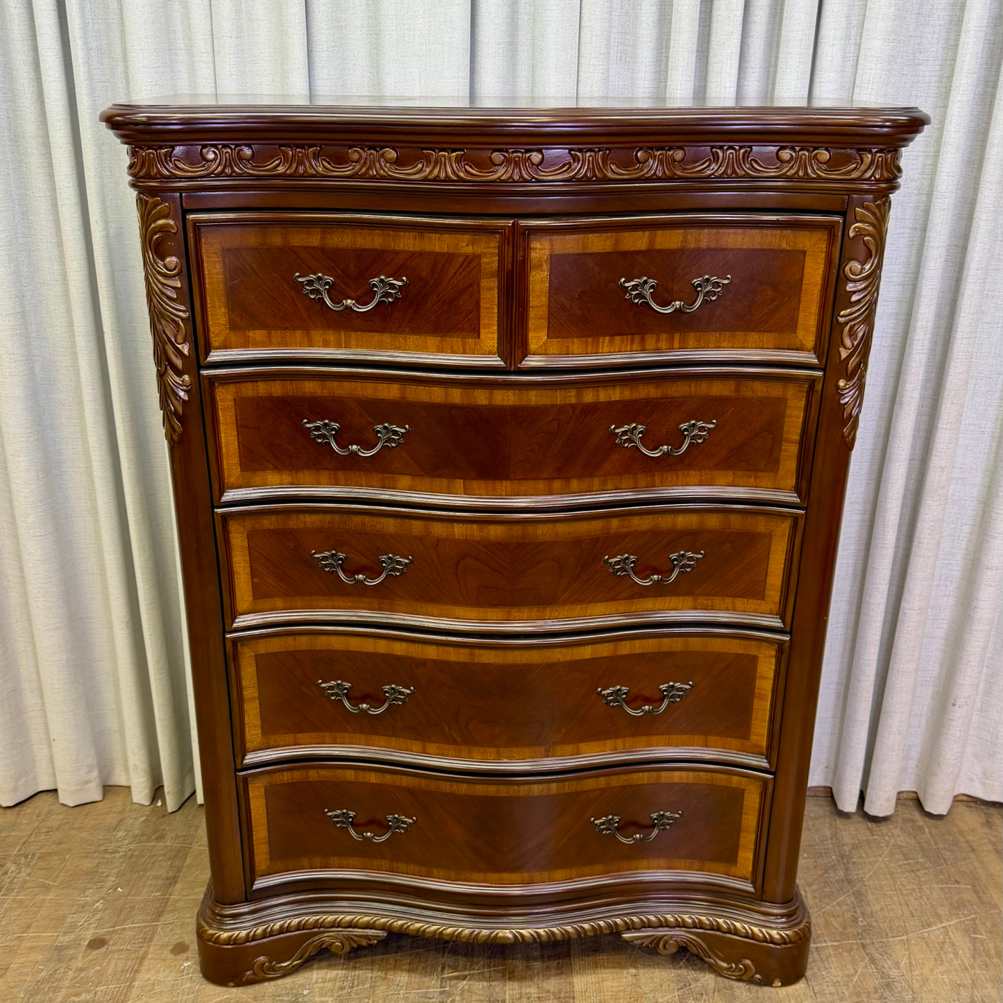 Five Drawer Modern Tall Chest