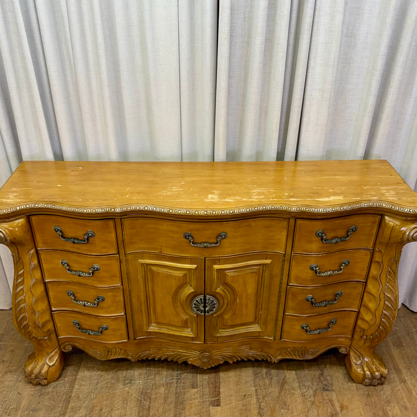 Modern French Claw Foot dresser