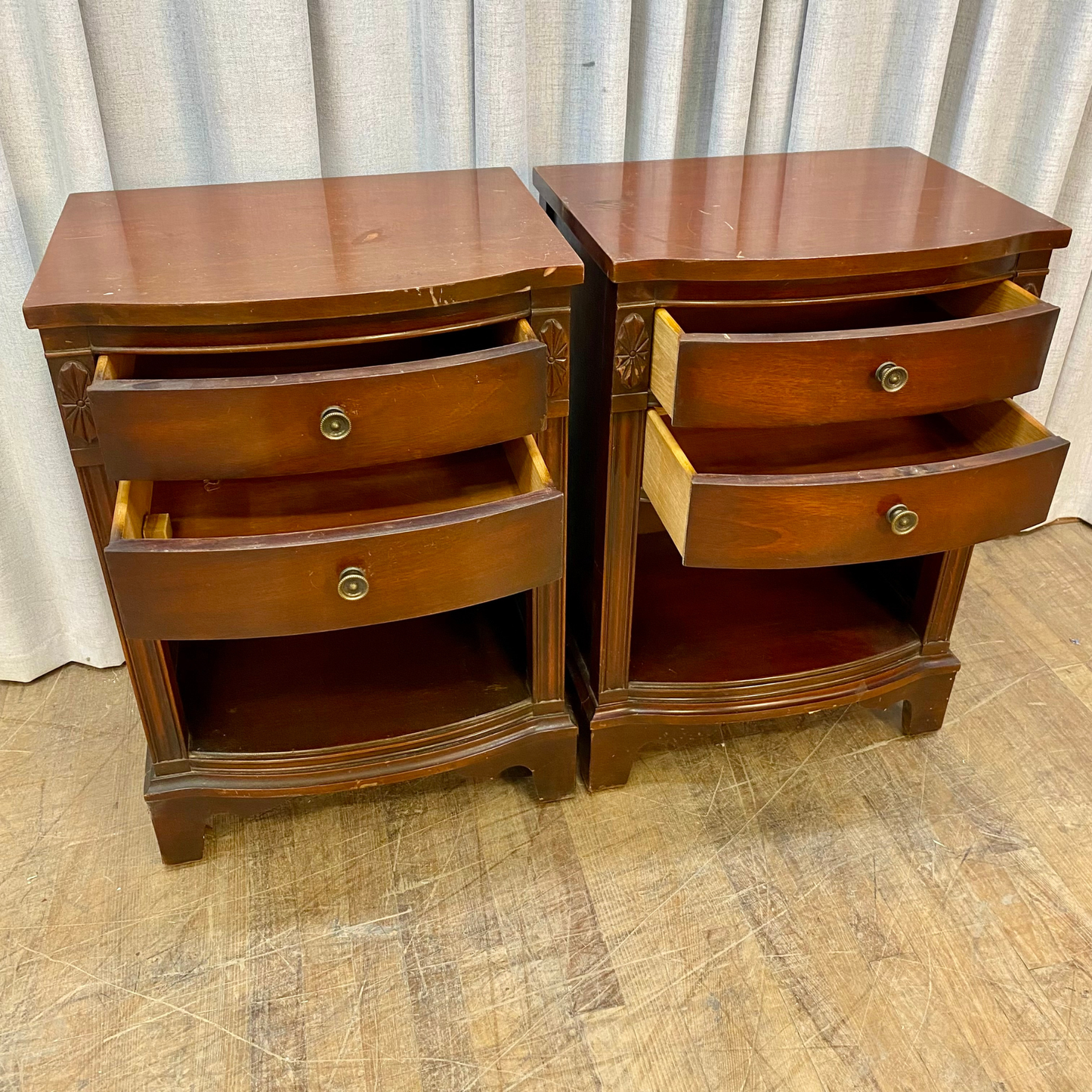 Duncan Phyfe Style Nightstands