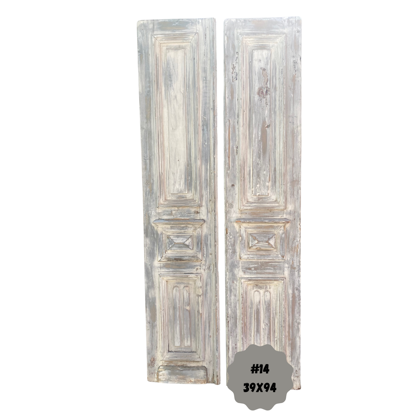 Egyptian Hand Carved Antique French Panel Doors