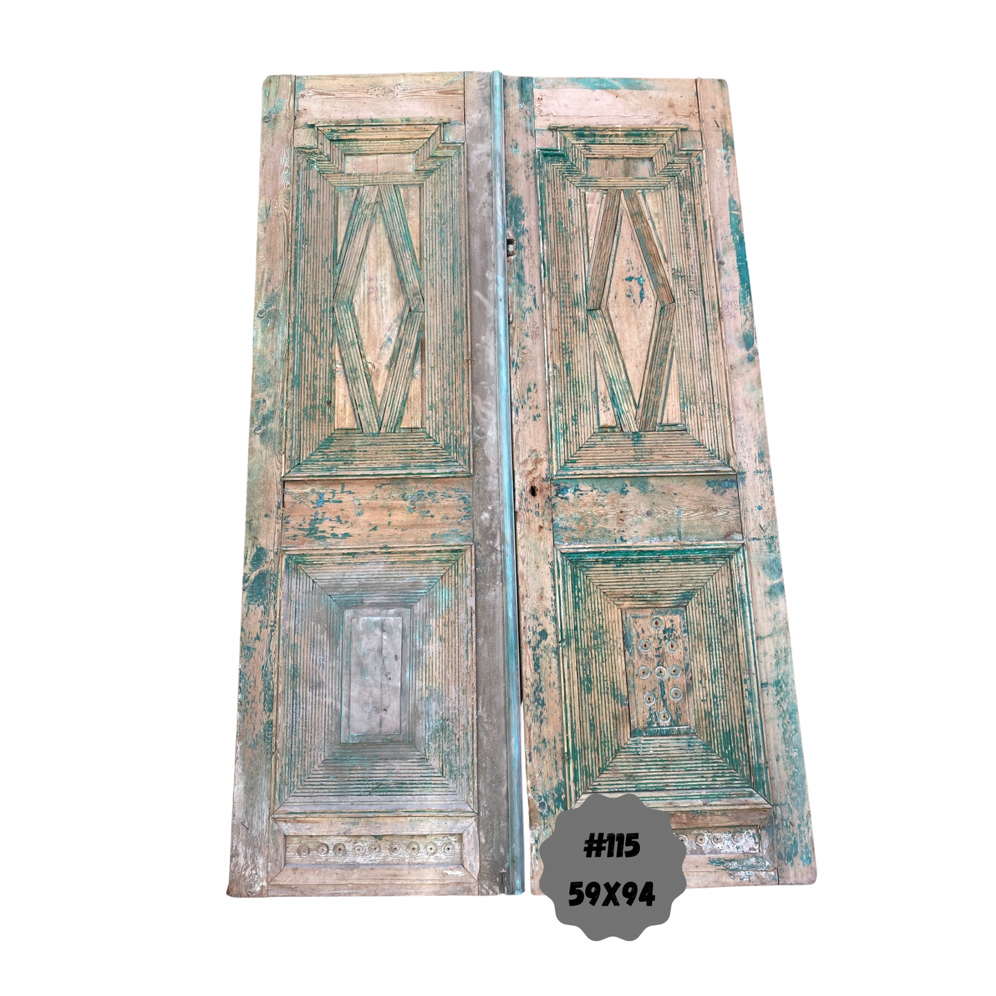 Egyptian Hand Carved Antique Solid Door