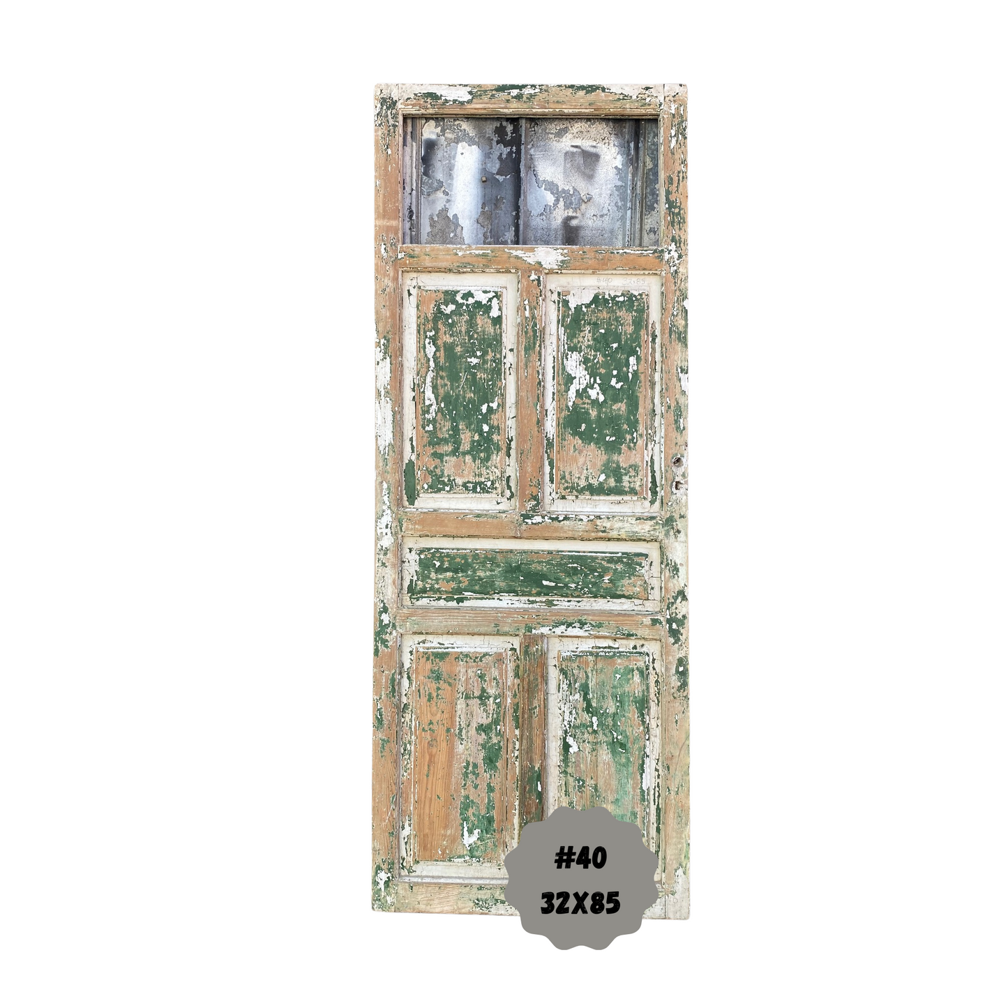 Egyptian Hand Carved Antique Single Panel Door