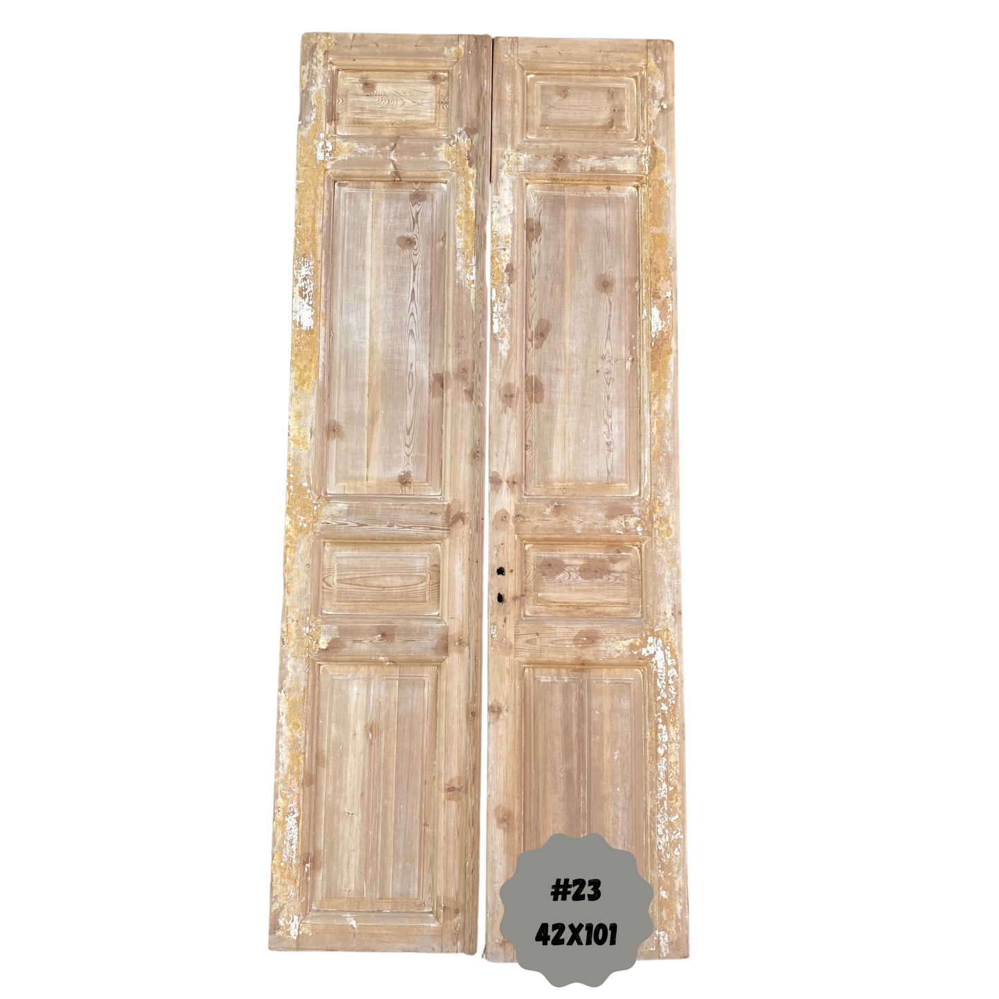 Egyptian Hand Carved Antique French Panel Doors