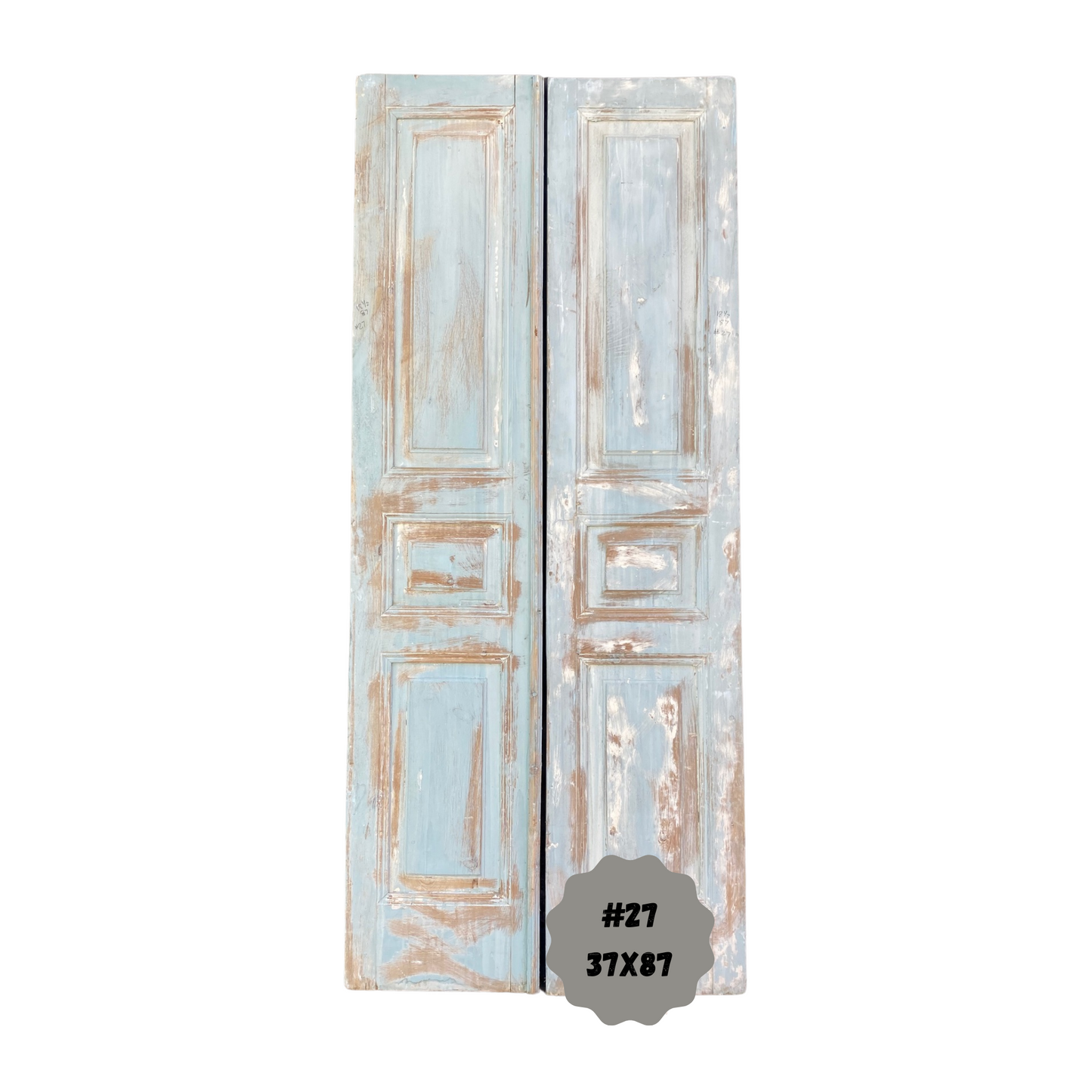Egyptian Hand Carved Antique French Panel Doors