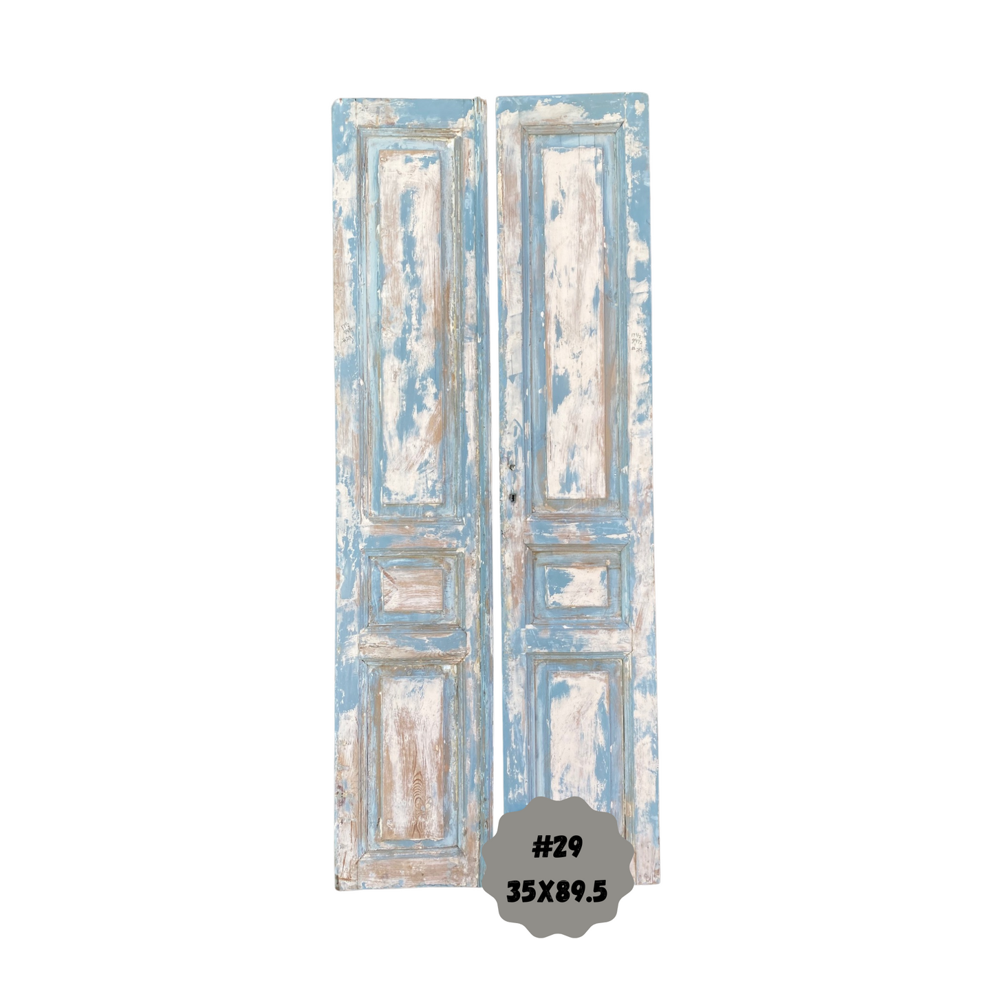 Egyptian Hand Carved Antique French Panel Doors