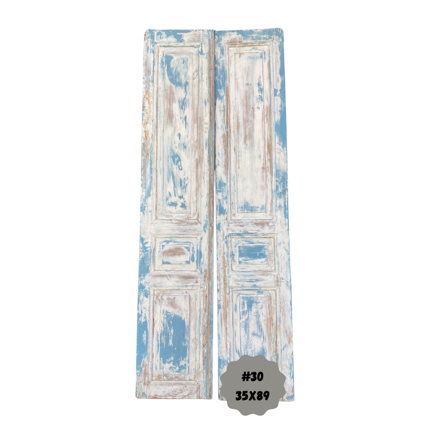 Egyptian Hand Carved Antique French Panel Doors