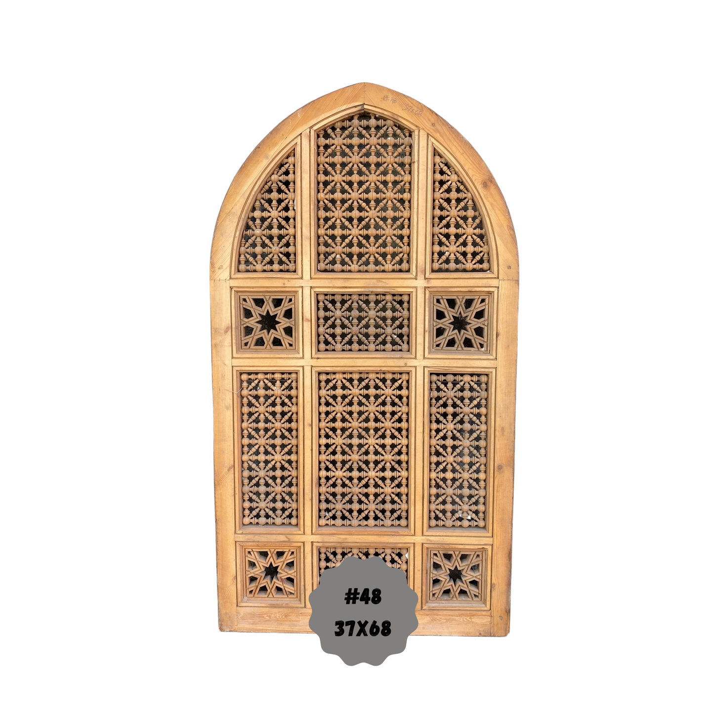 Egyptian Arched Medium Sized Window #48