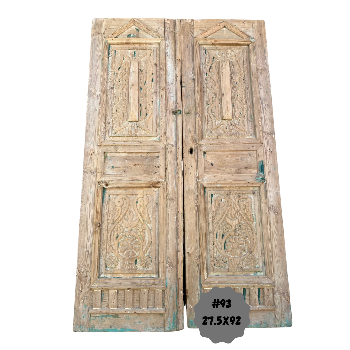 Egyptian Hand Carved Antique Solid Door