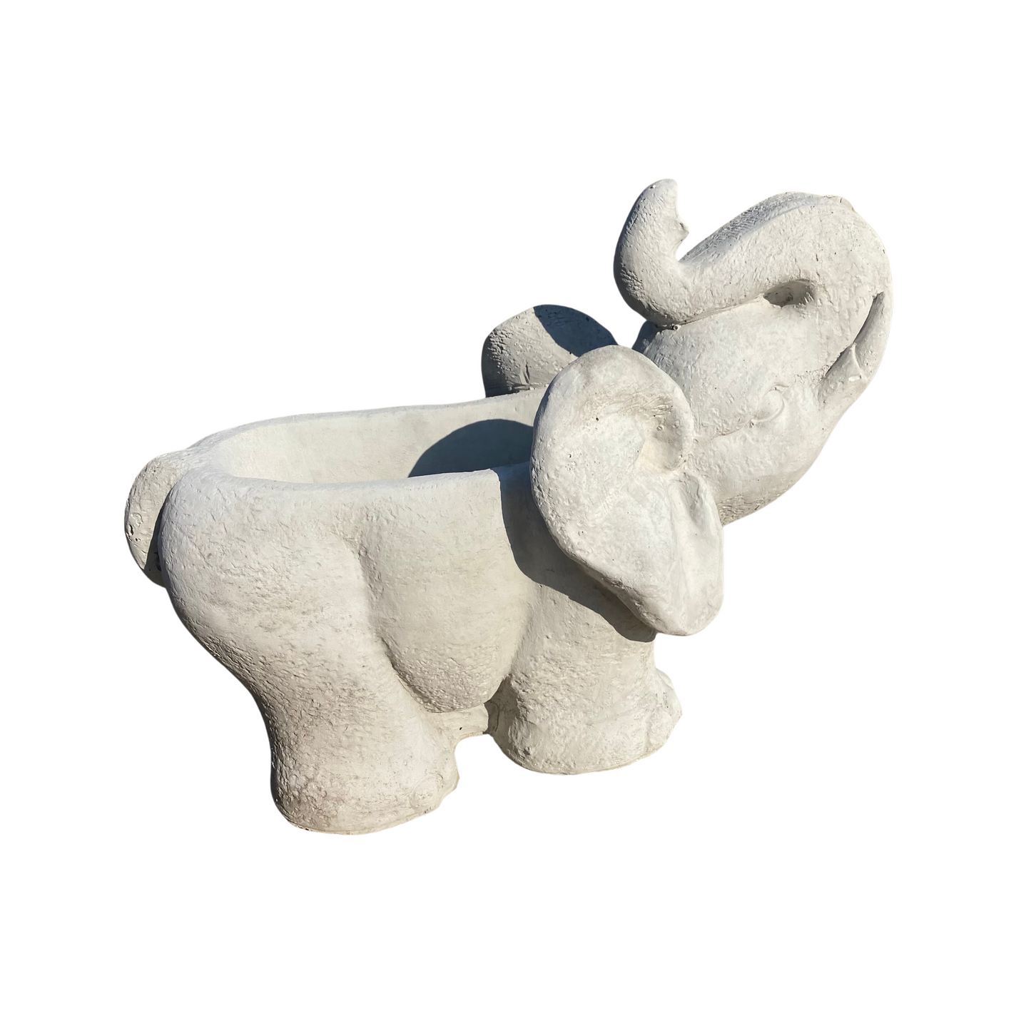 Concrete Elephant Planter
