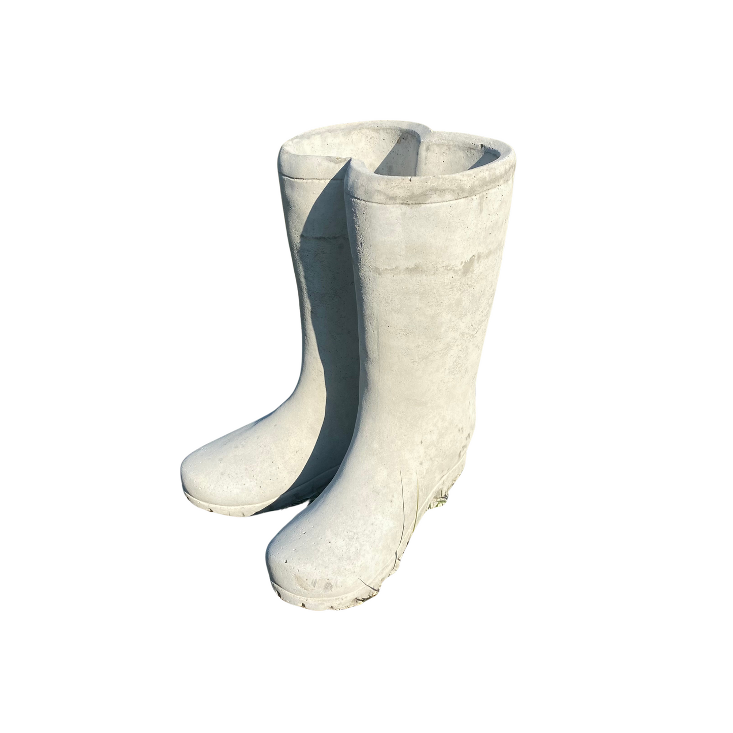 Concrete Shrimp Boot Planter