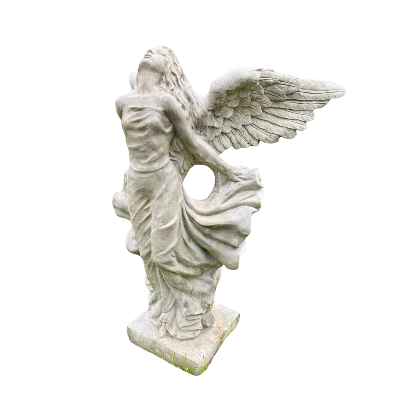 Concrete Angel of Patience Statue