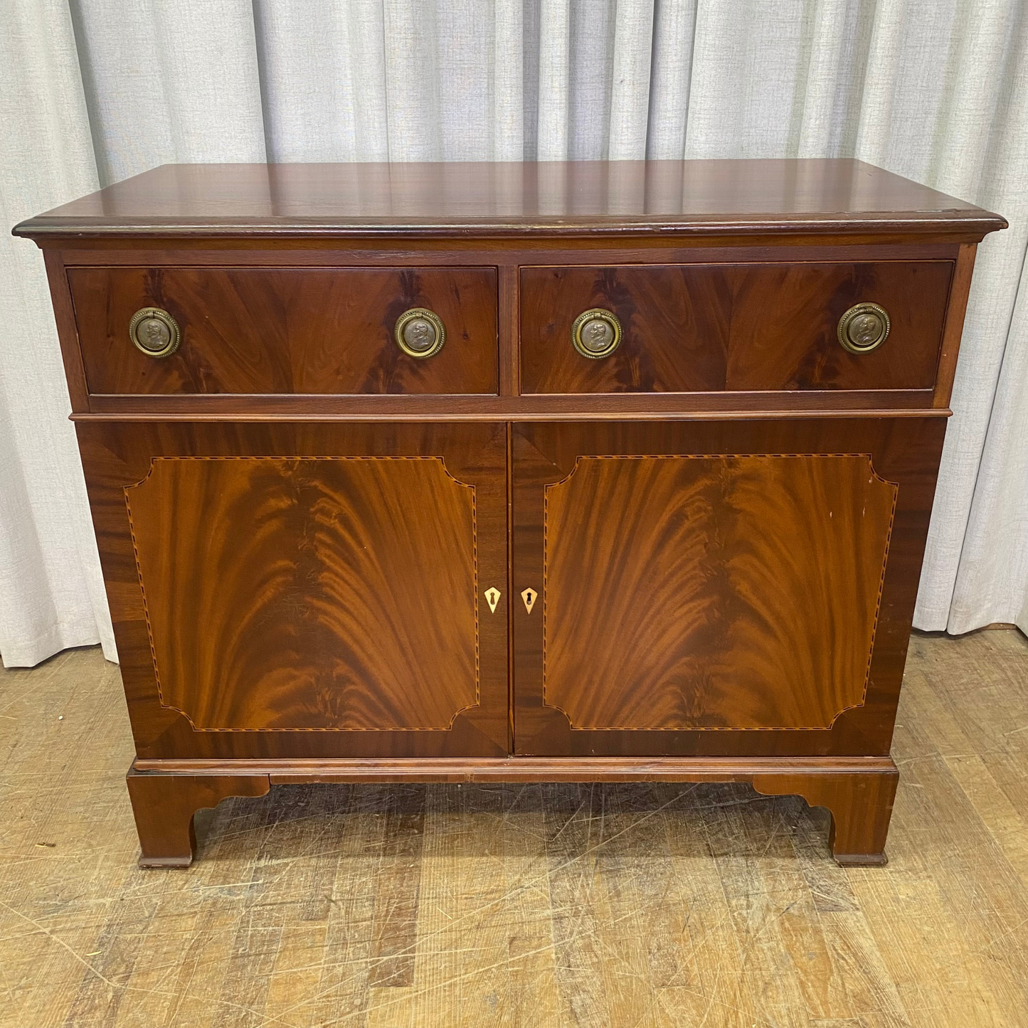 Antique Mahogany Server