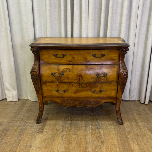 Three Drawer French Style Dresser
