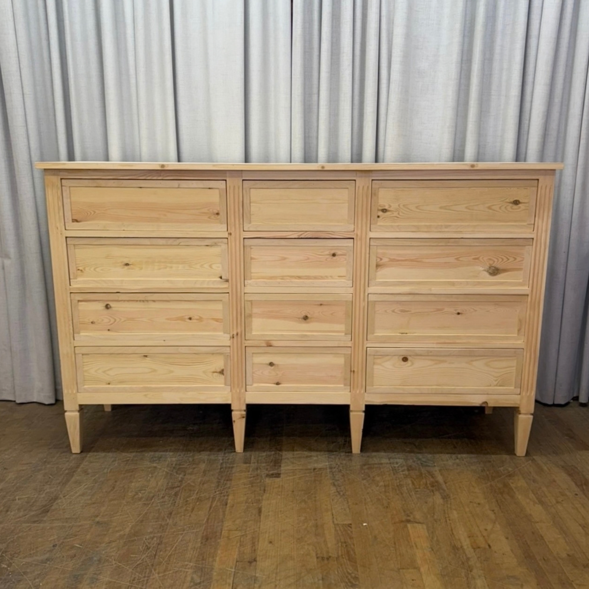 Twelve Drawer Directoire Style Dresser