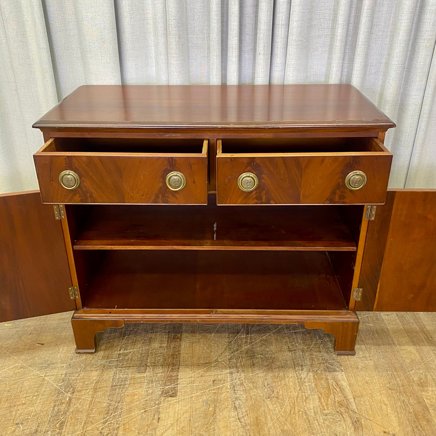 Antique Mahogany Server