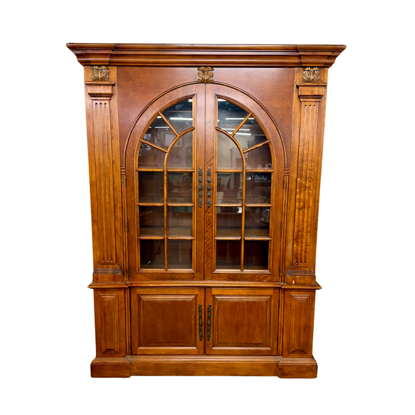 Huge Arch Top Cabinet