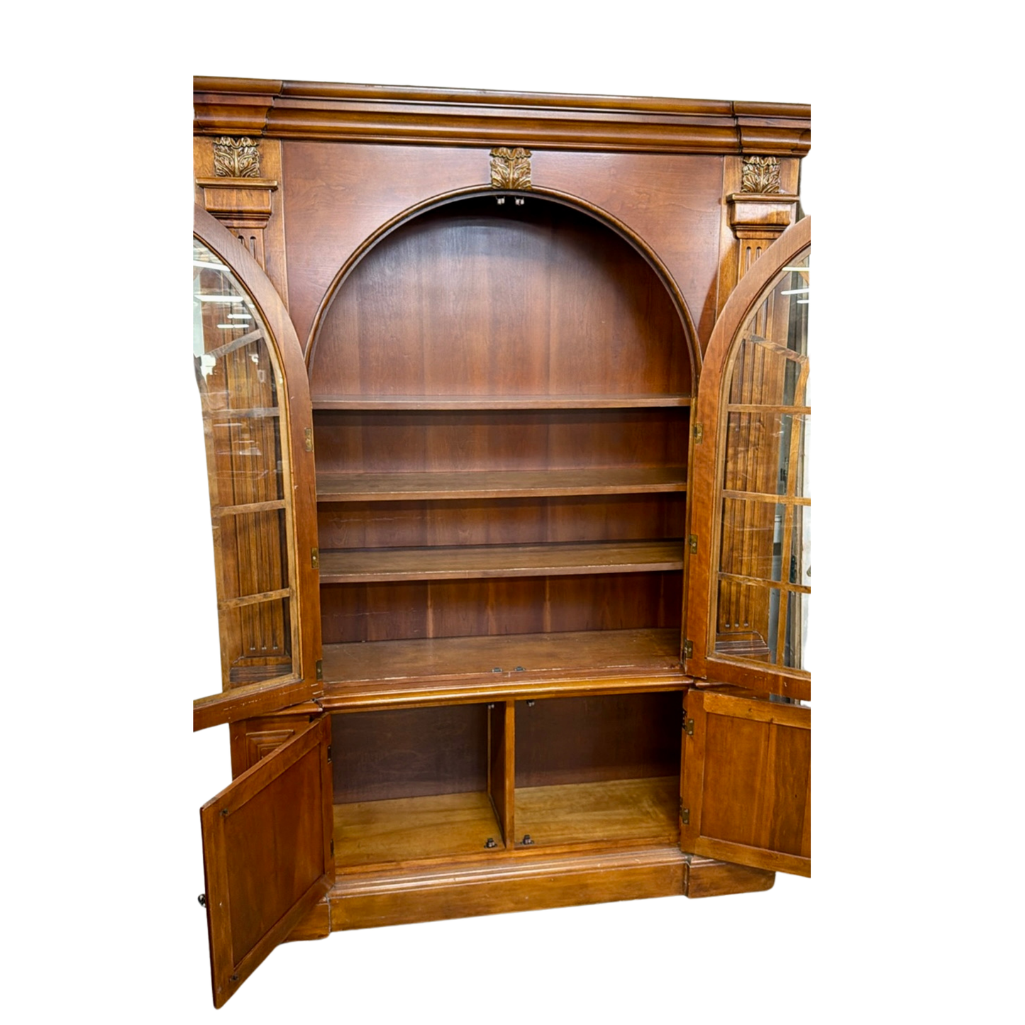 Huge Arch Top Cabinet