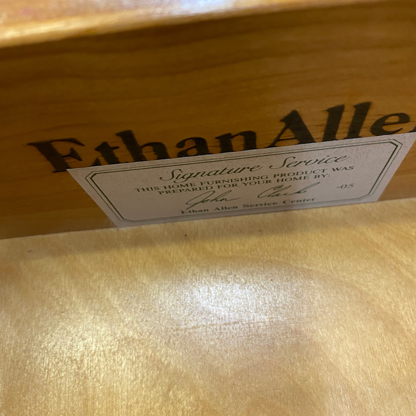Ethan Allen Bracket Foot Dresser
