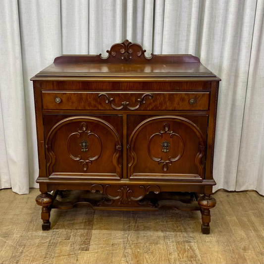 Two Door One Drawer Depression Era Server