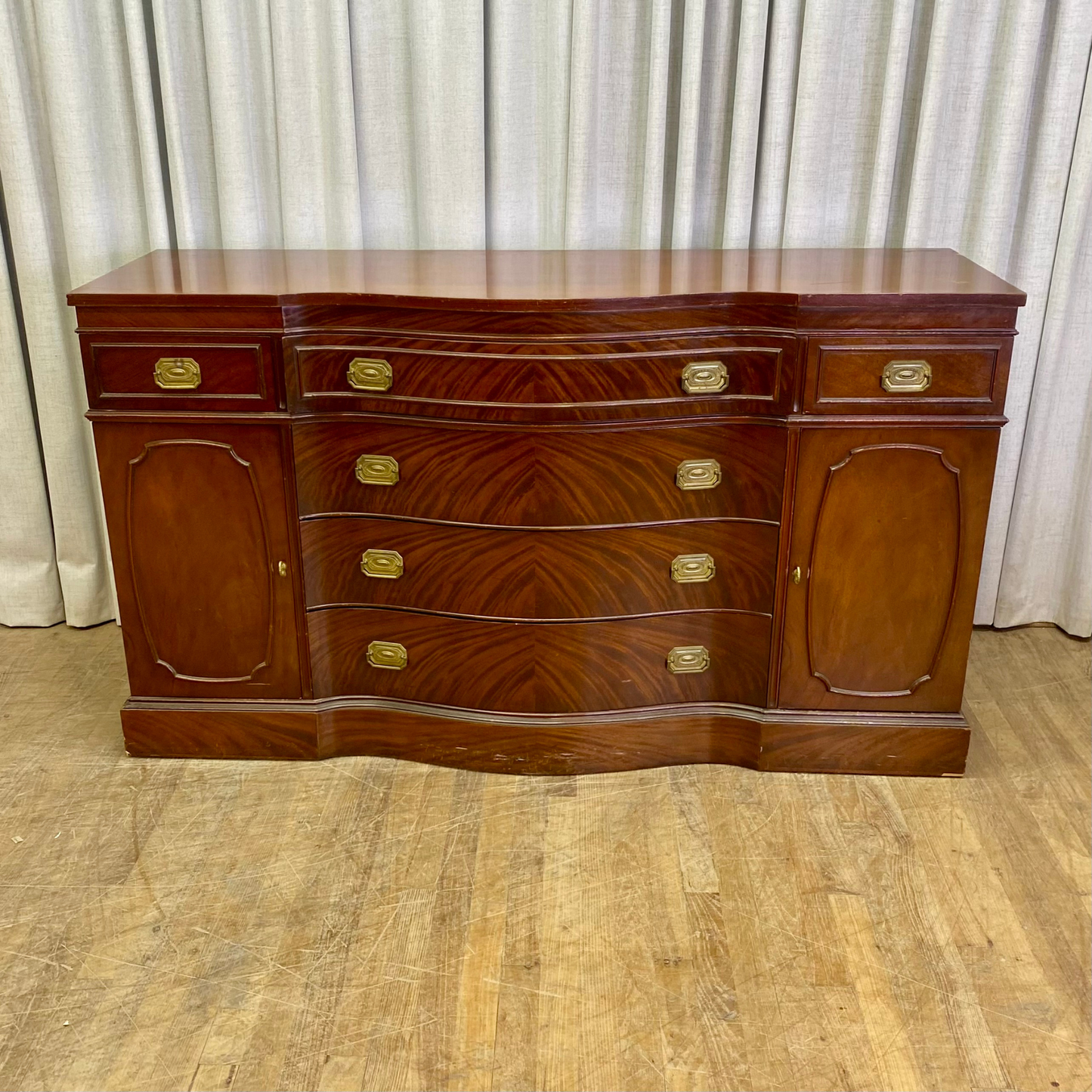 Mahogany Hepplewhite Style Sideboard