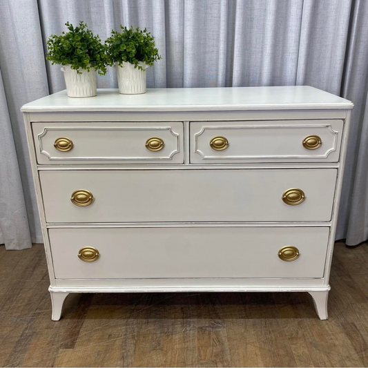 Duncan Phyfe Dresser Lacquered White