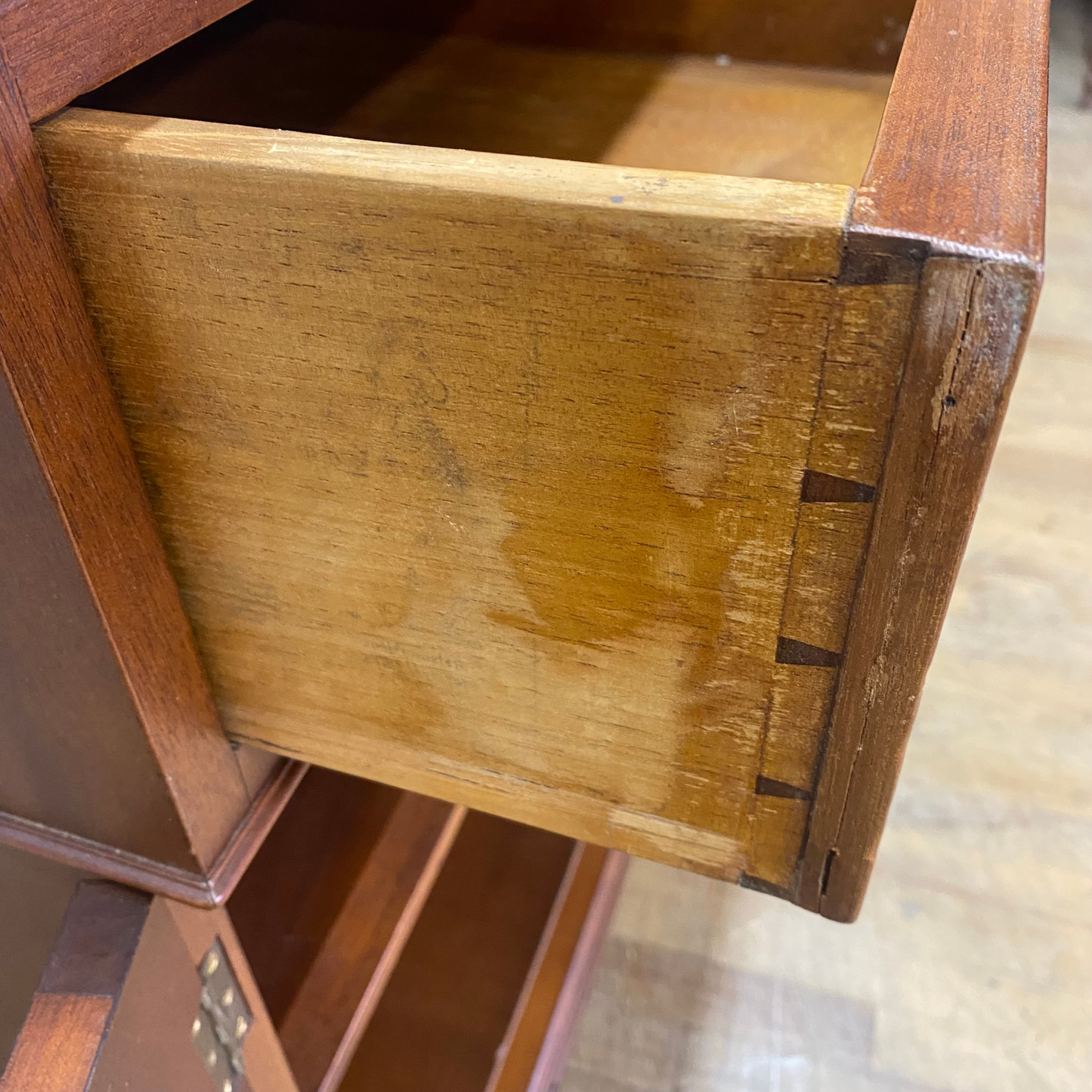 Antique Mahogany Server