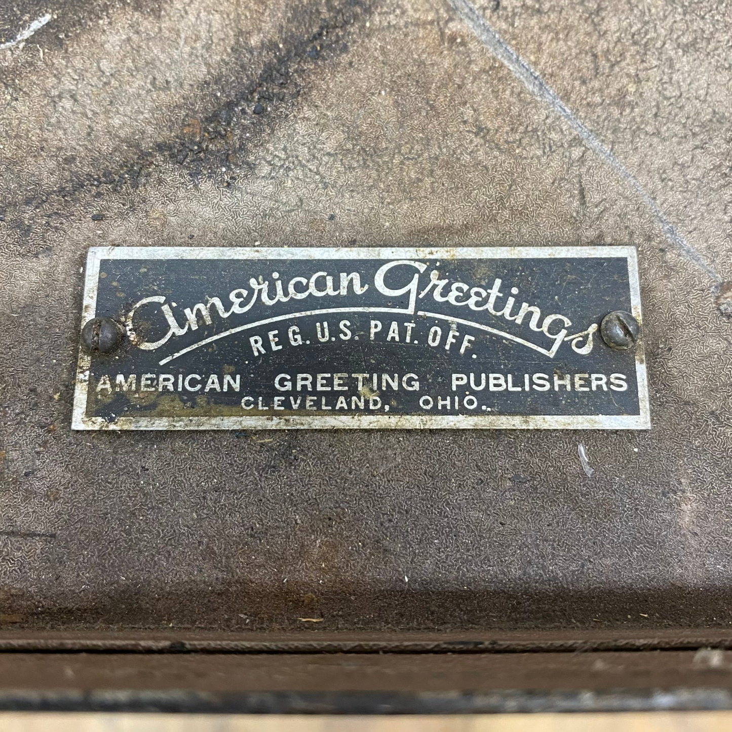 Vintage American Greeting Meta Cabinet