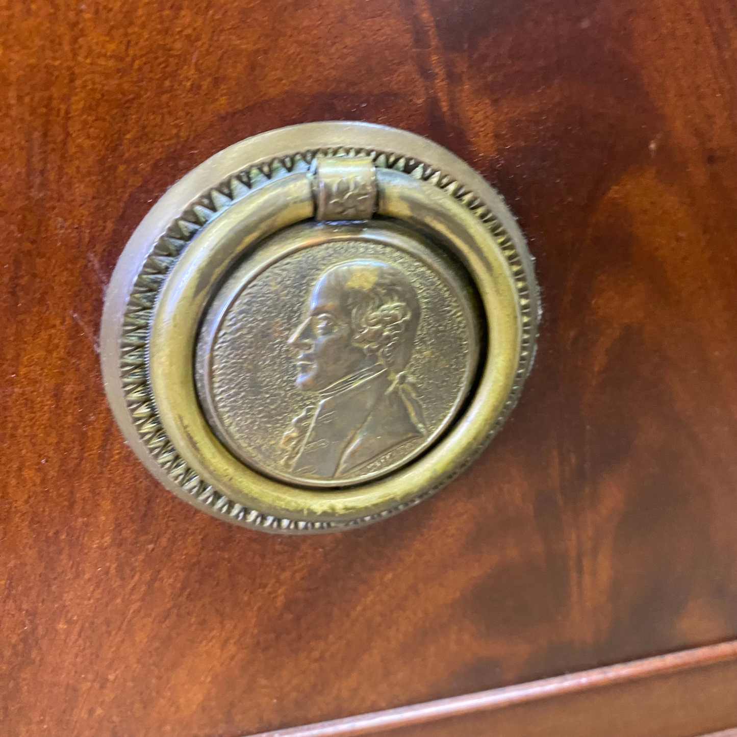 Antique Mahogany Server