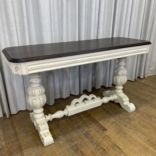 Depression Era Table Lacquered White