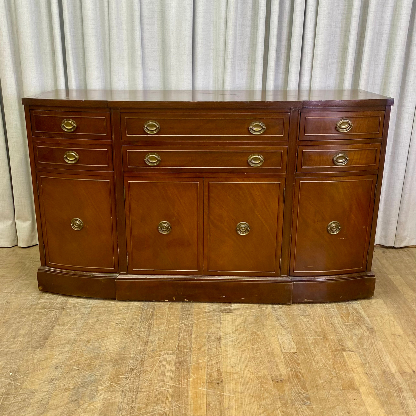 Six Drawer Four Drawer Hepplewhite Sideboard