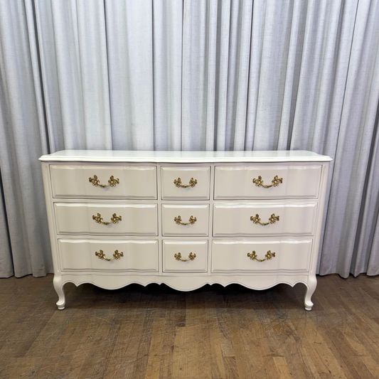 Nine Drawer French Provincial Dresser