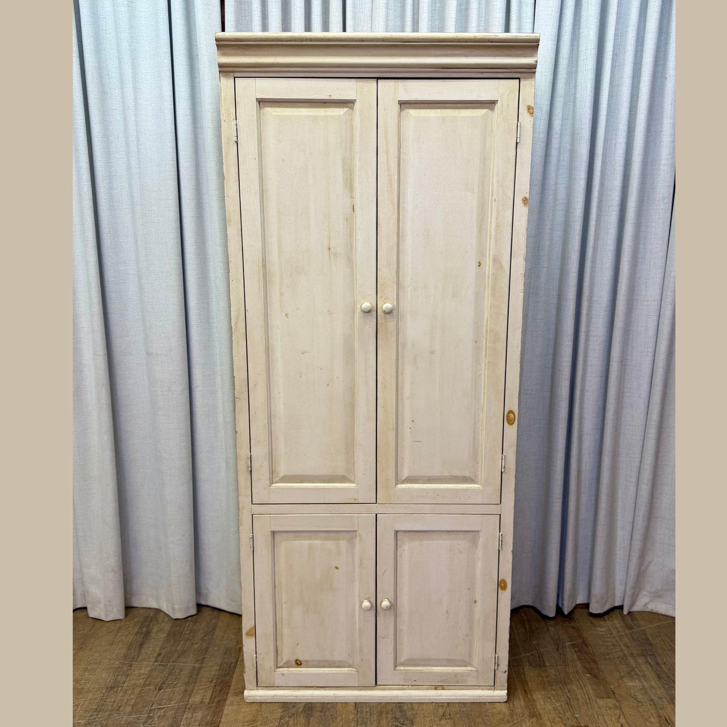 Solid Pine Storage Closet/Cabinet