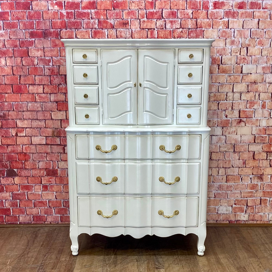 French Provincial Chest on Chest by Davis Cabinet Co.