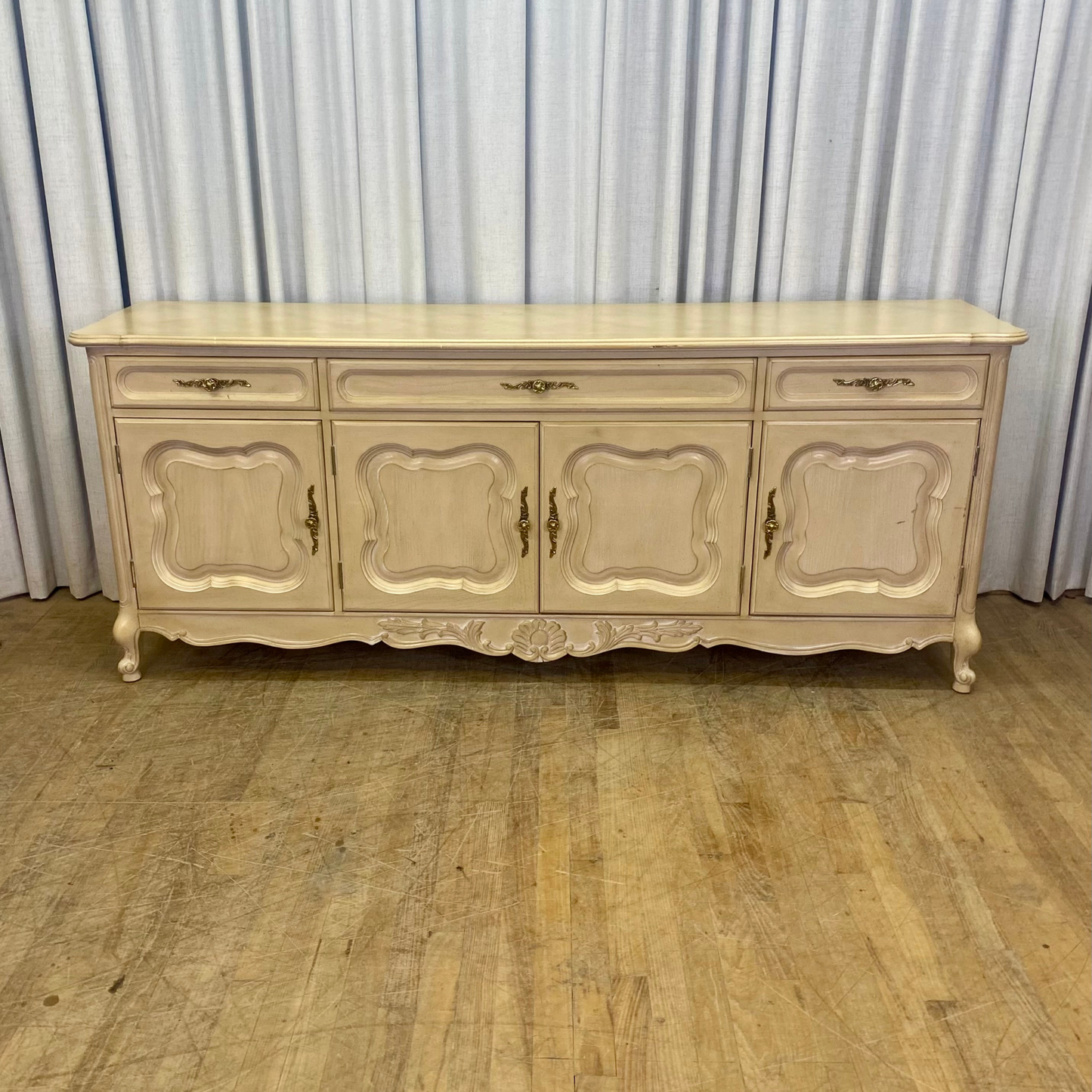 Large Four Door Three Drawer French Sideboard